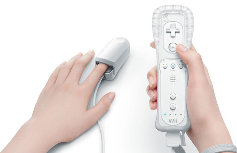 Illustration for article titled Wii Vitality Sensor Gets Smoothly Fingered